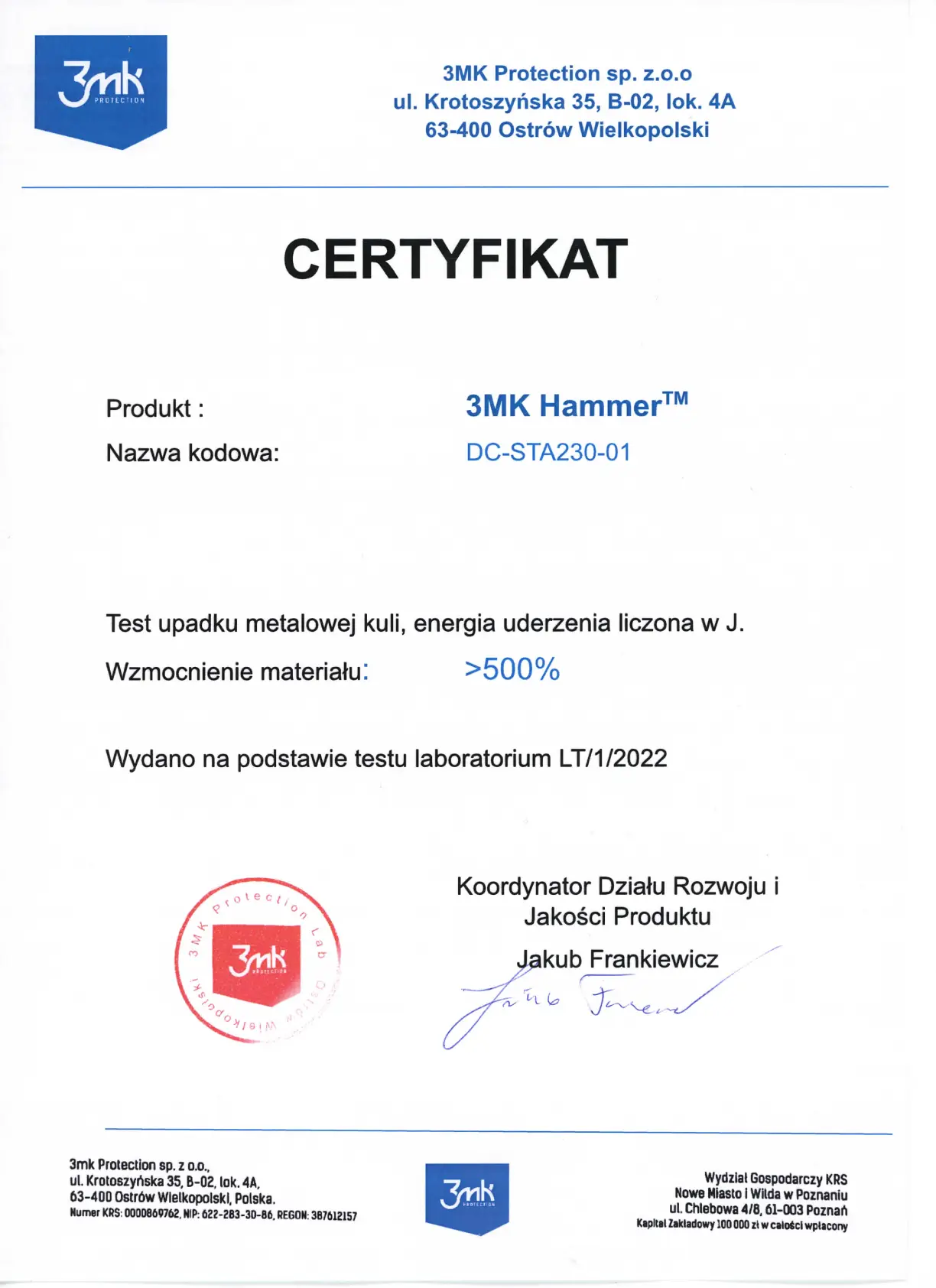 Matná ochranná fólie 3mk PURE MATT - výroba na míru pro všechny modely